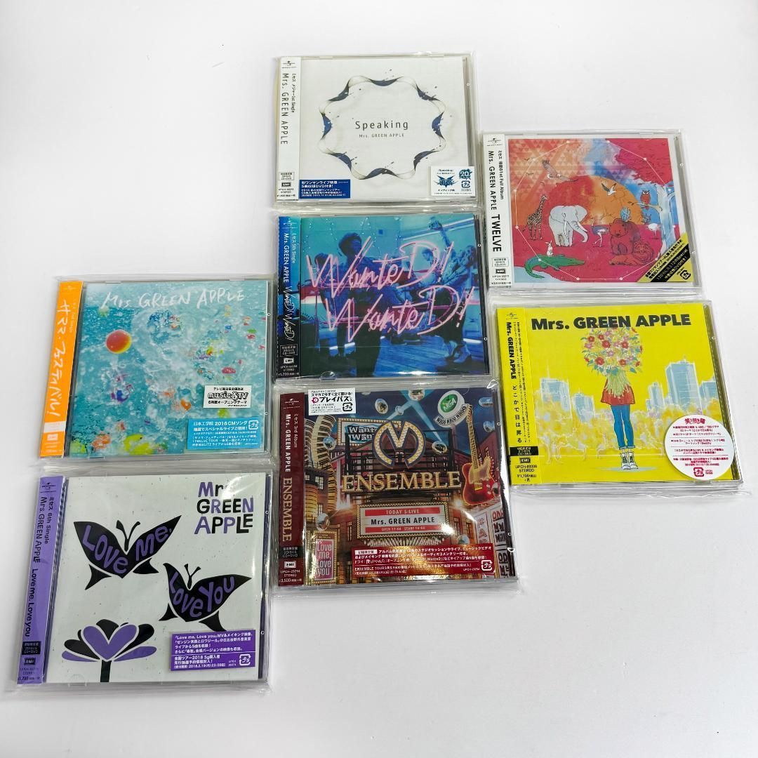 Mrs.GREEN APPLE 初回限定盤 CD DVDセット 7枚 --小町~ - メルカリ