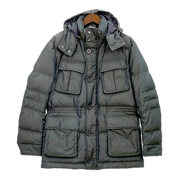 Aquascutum アクアスキュータム ダウンジャケット コート シルク混