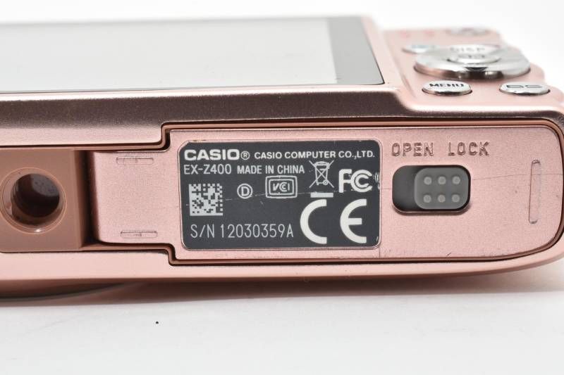 美品】CASIO EXILIM EX-Z400 ピンク 一式セット 新品SD付 美品】CASIO
