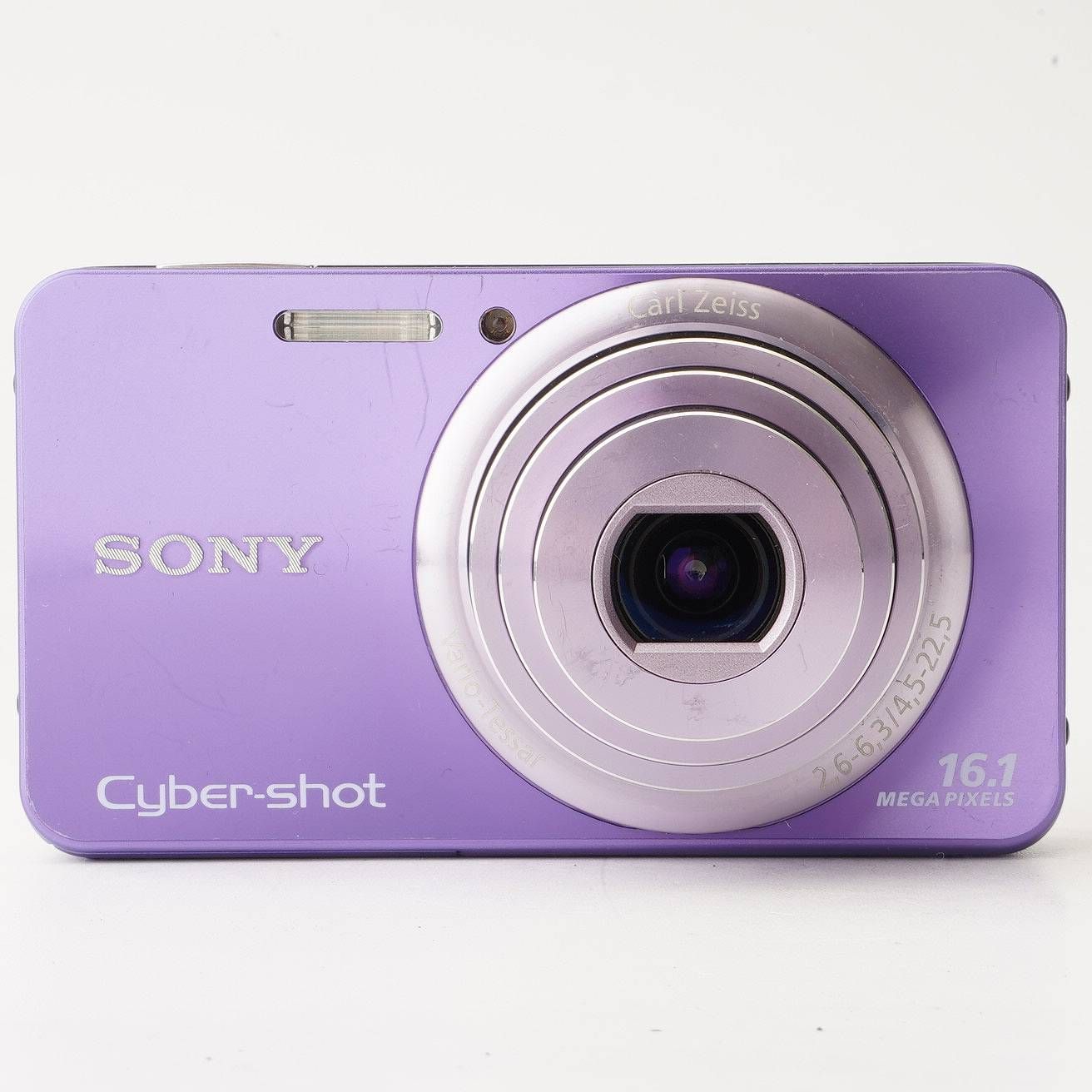 SONY Cyber-shot DSC-W570 デジカメ パープル紫 箱付美品 Amazon