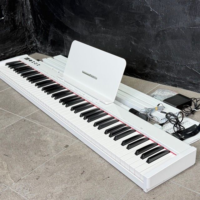 電子ピアノ 88鍵盤 SWAN-S ホワイト ケース ニコマク ペダル2種 楽天