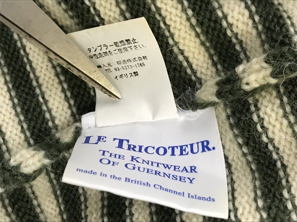 Le Tricoteur ル トリコチュール イギリス製 100%ウール ガンジー