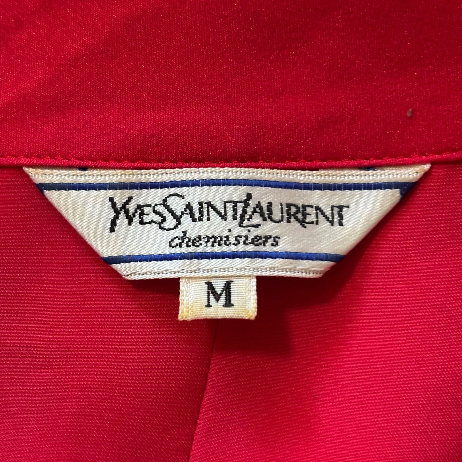 Yves Saint Laurent イヴ・サンローラン ボウタイブラウス サン