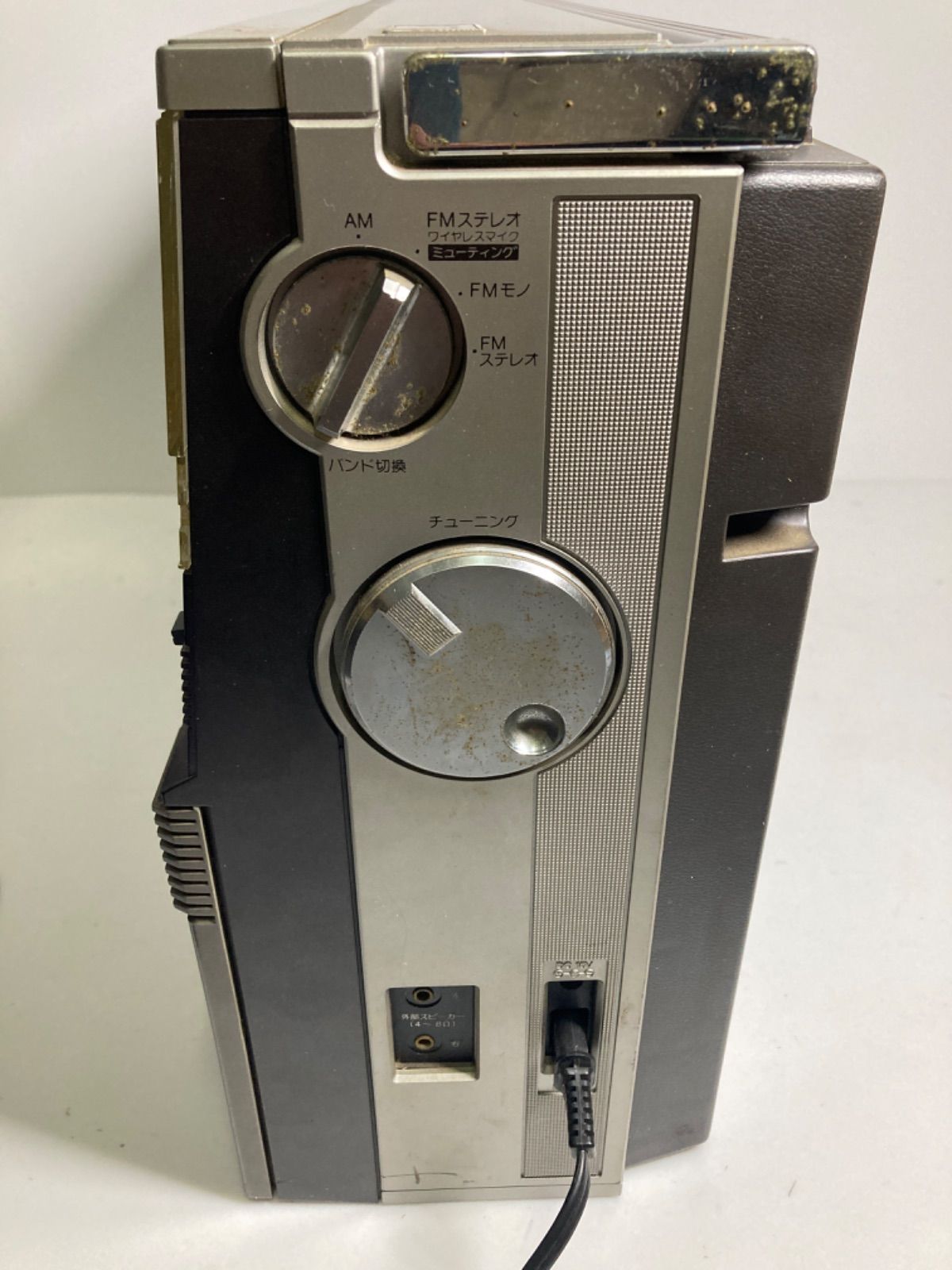 希少名機】ジャンク扱い SHARP GF-808 Searcher-W ラジカセ シャープ