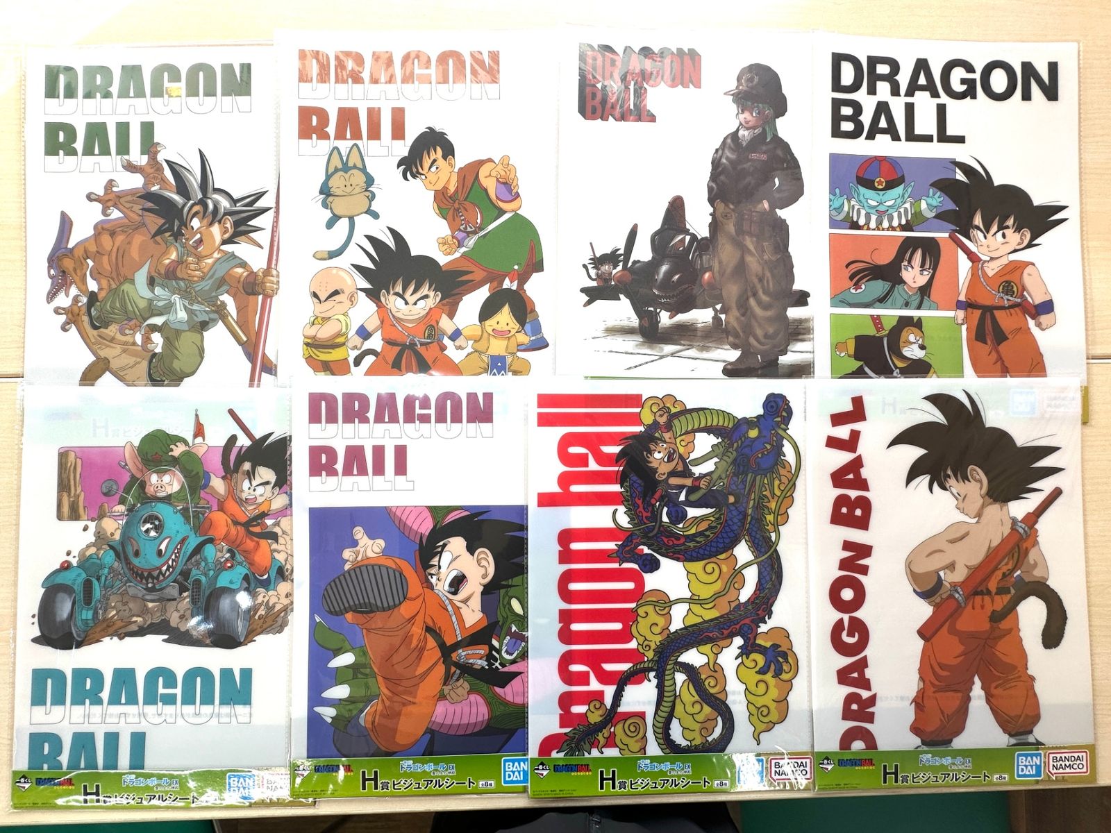 一番くじ ドラゴンボール EX 雲の上の神殿 H賞 ビジュアルシート 全8種