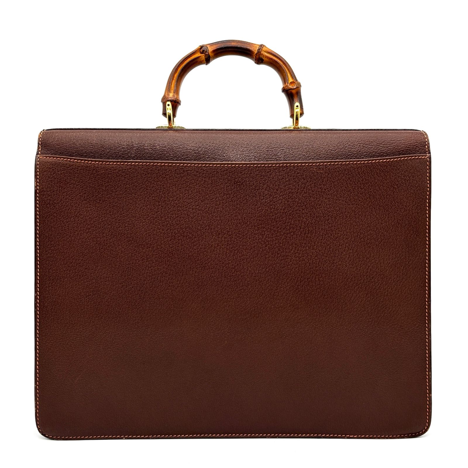 極美品・廃盤 GUCCI グッチ バンブー ブリーフケース ビジネスバッグ