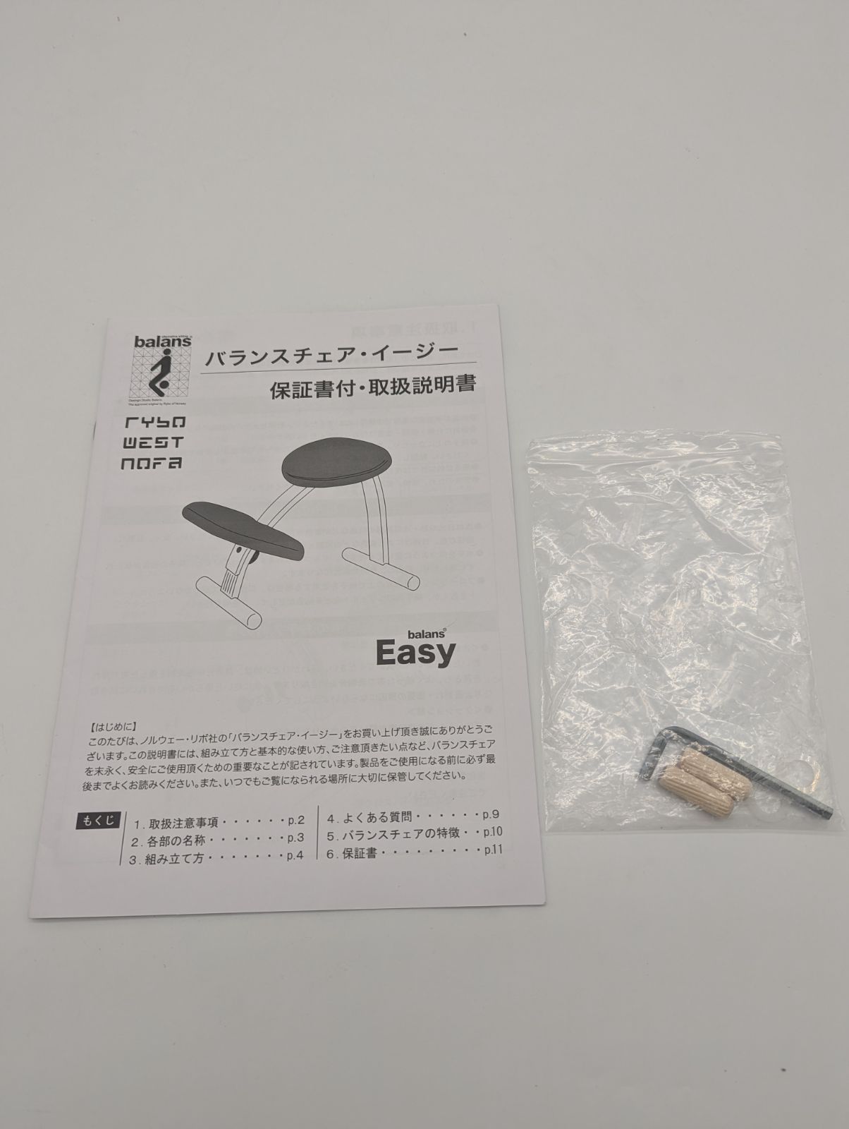 現状品】Rybo社 リボ社 balans Eazy バランスイージー バランスチェア
