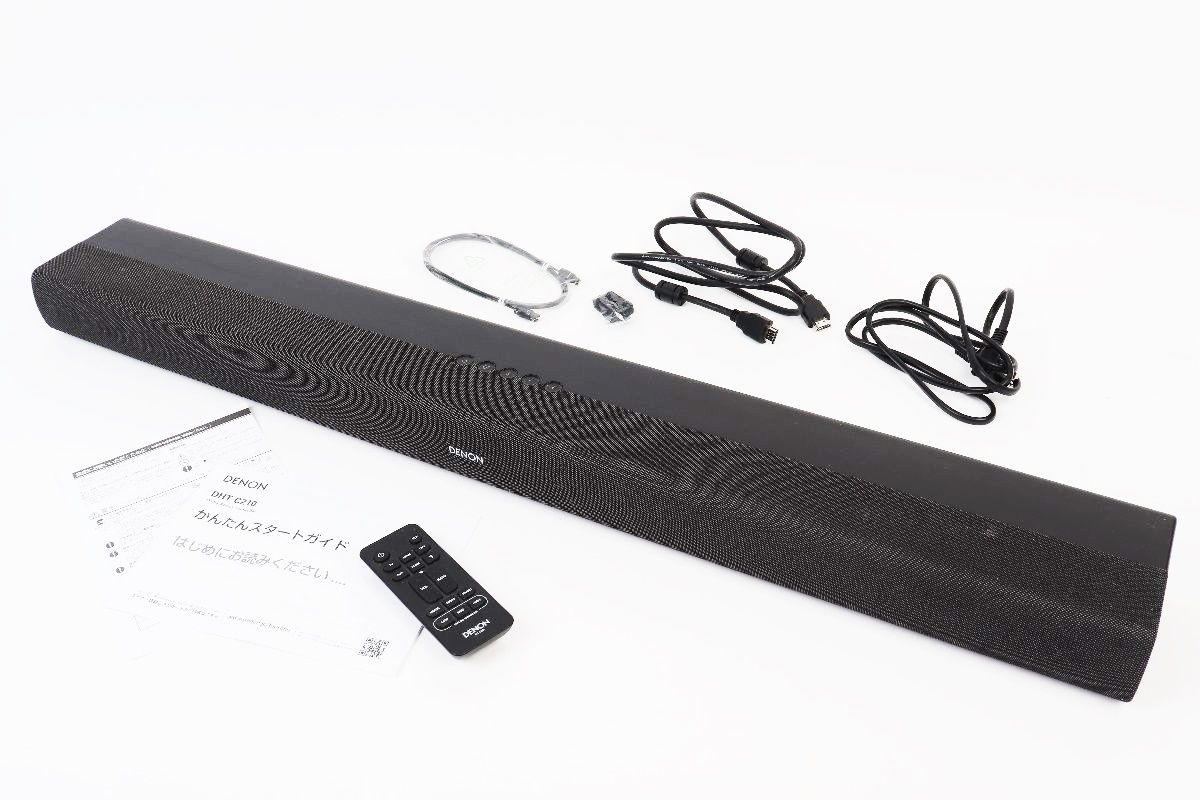 DENON Dolby Atmos サウンドバー DHT-C210K デュアルサブウーハー内蔵