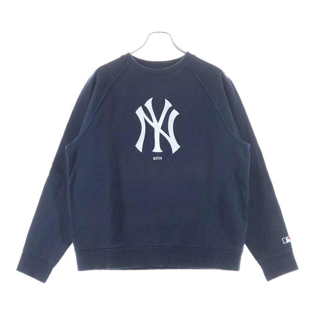 KITH (キス) MLB New York Yankees Logo Crewneck Sweatshirt