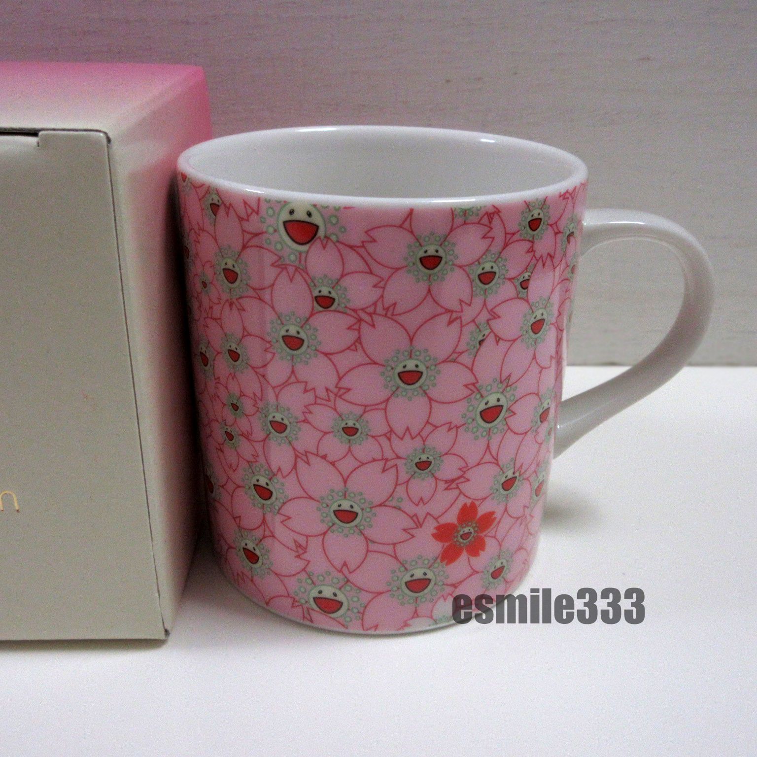 送料無料☆匿名配送☆新品☆ダンボール梱包】村上隆 お花マグカップ桜