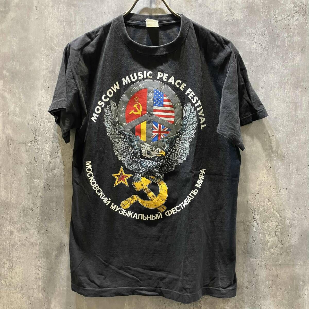 80s MOSCOW MUSIC PEACE FESTIVAL TEE モスクワミュージックピース
