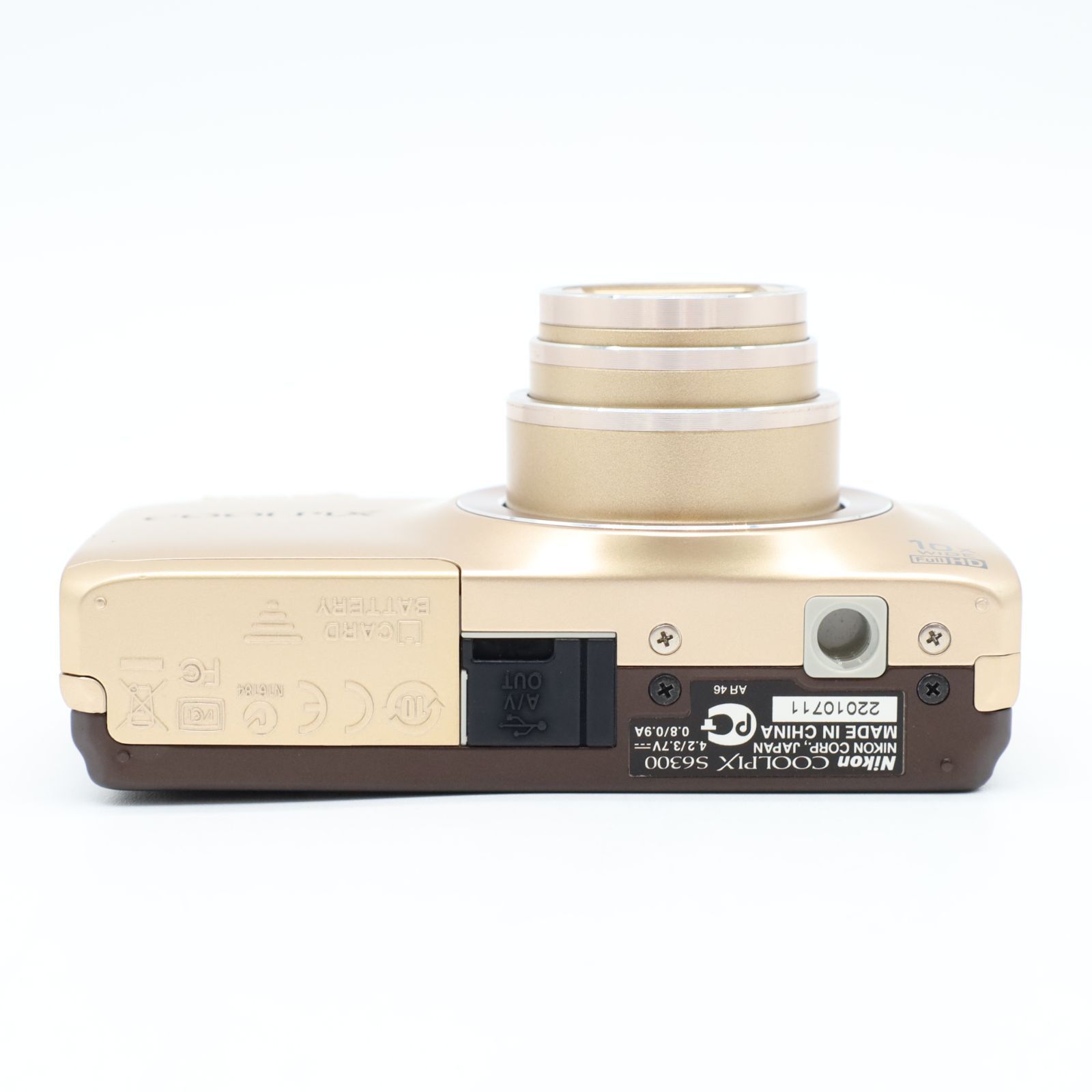 箱つき！薄い黄変がありますが□美品□ Nikon COOLPIX S6300
