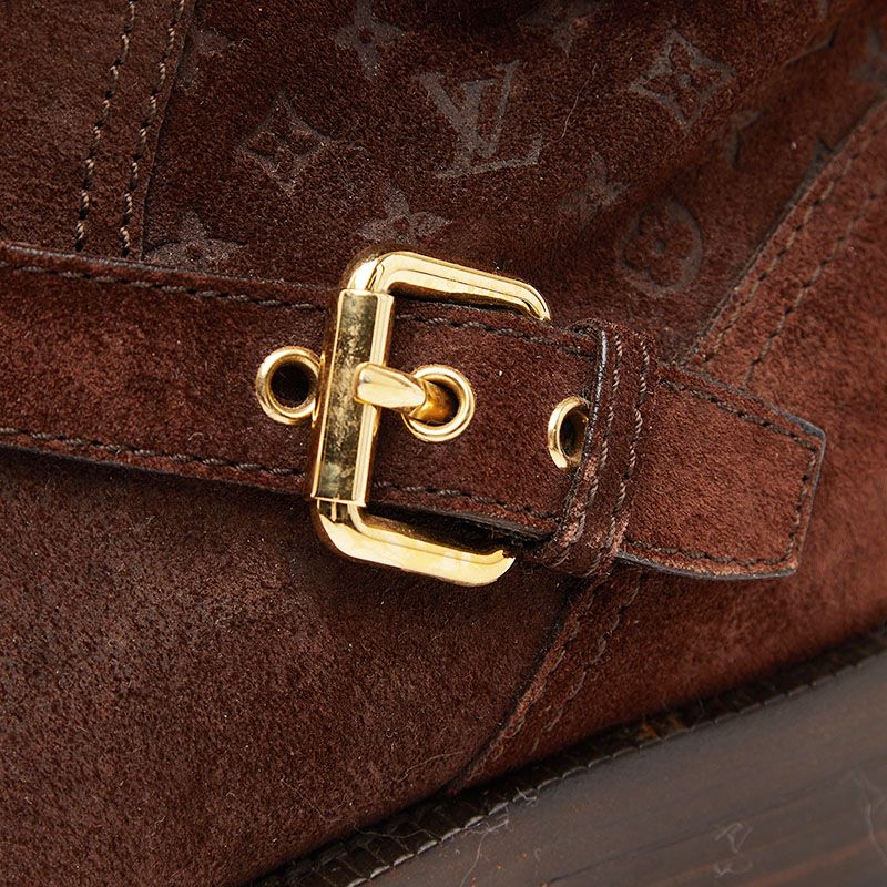 ルイ ヴィトン モノグラム - ムートンブーツ サイズ36 ブラウン