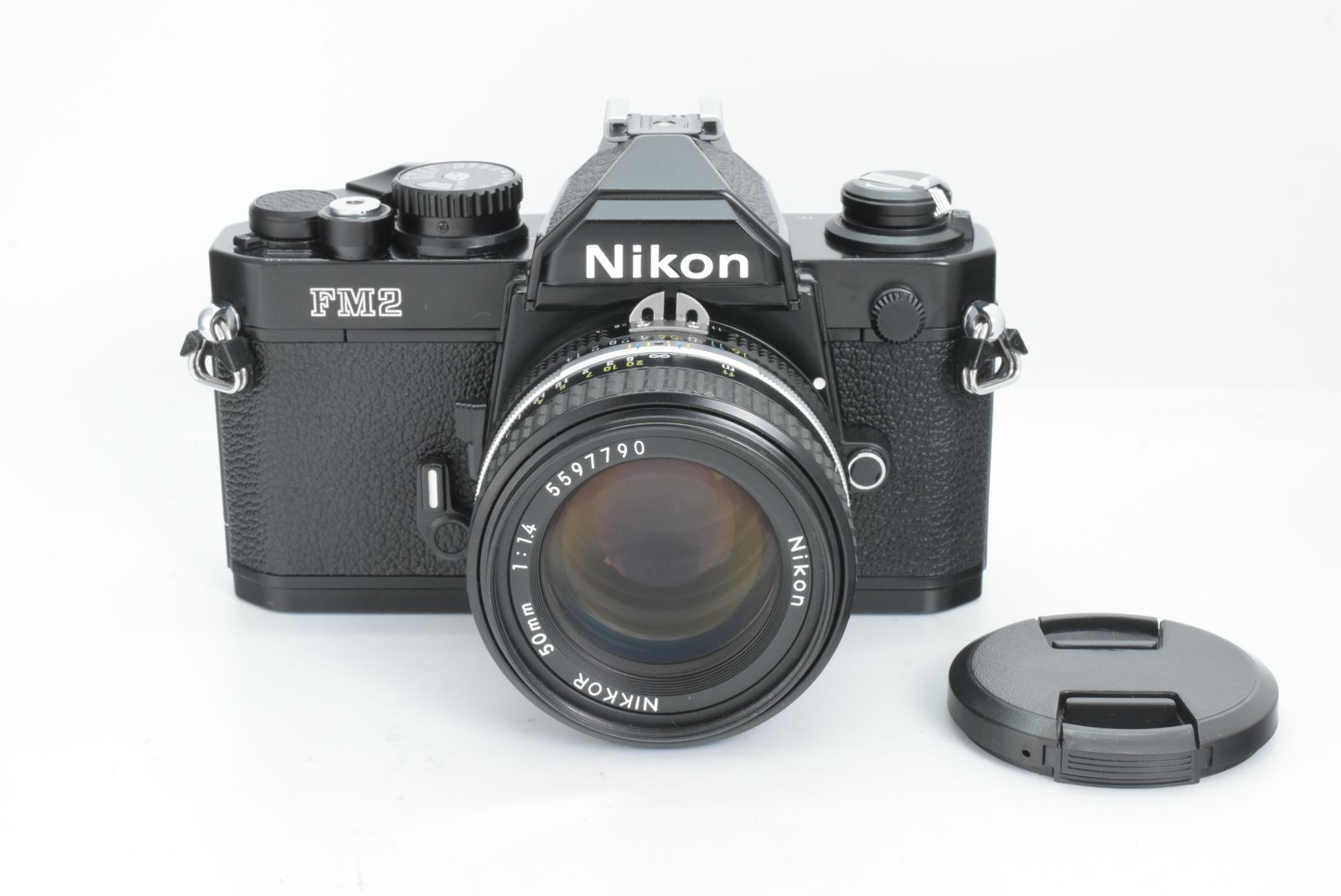 美品】Nikon FM2 SLR 35mm Film Camera Ai-s 50mm F/1.4 Lens ニコン