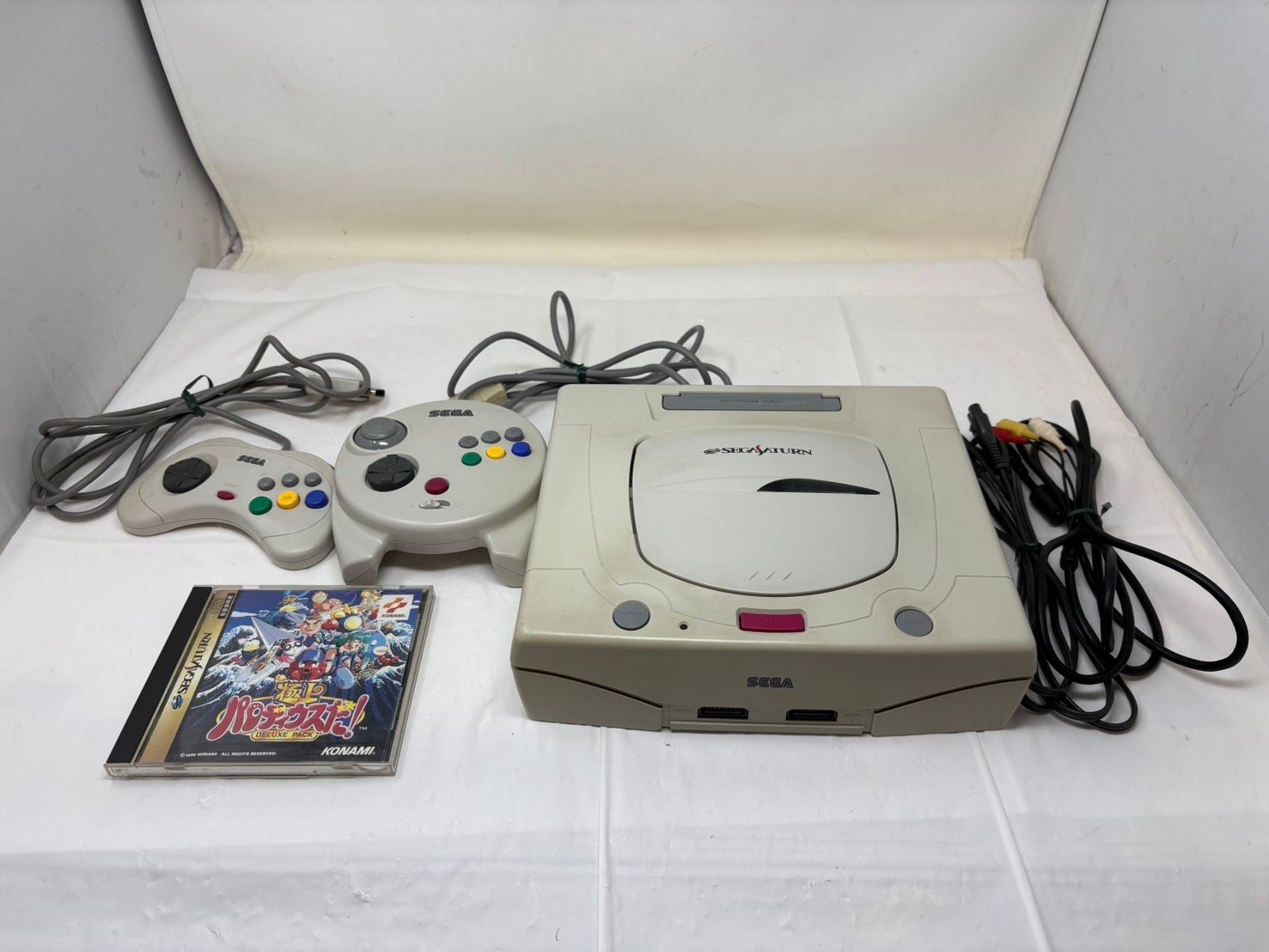 ◇SEGA セガ セガサターン HST-3220 レトロゲーム コントローラー×2