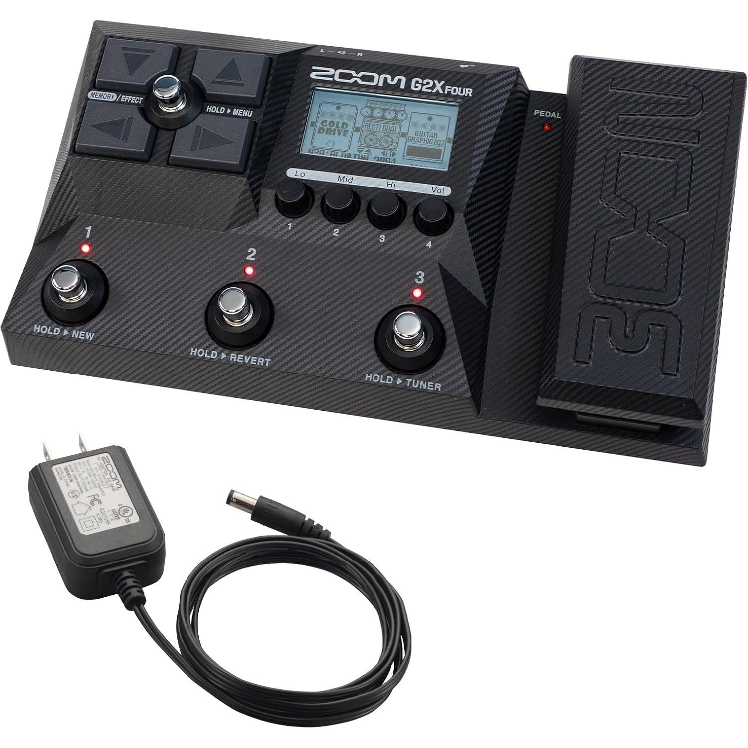 新品】ZOOM ズーム G2X FOUR ギターマルチエフェクター ペダル付き IR