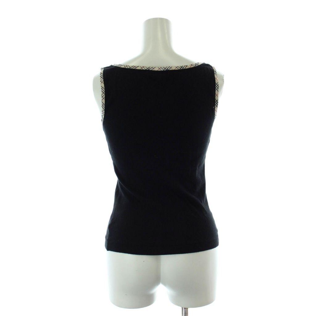 バーバリーブルーレーベル BURBERRY BLUE LABEL タンクトップ 38 黒
