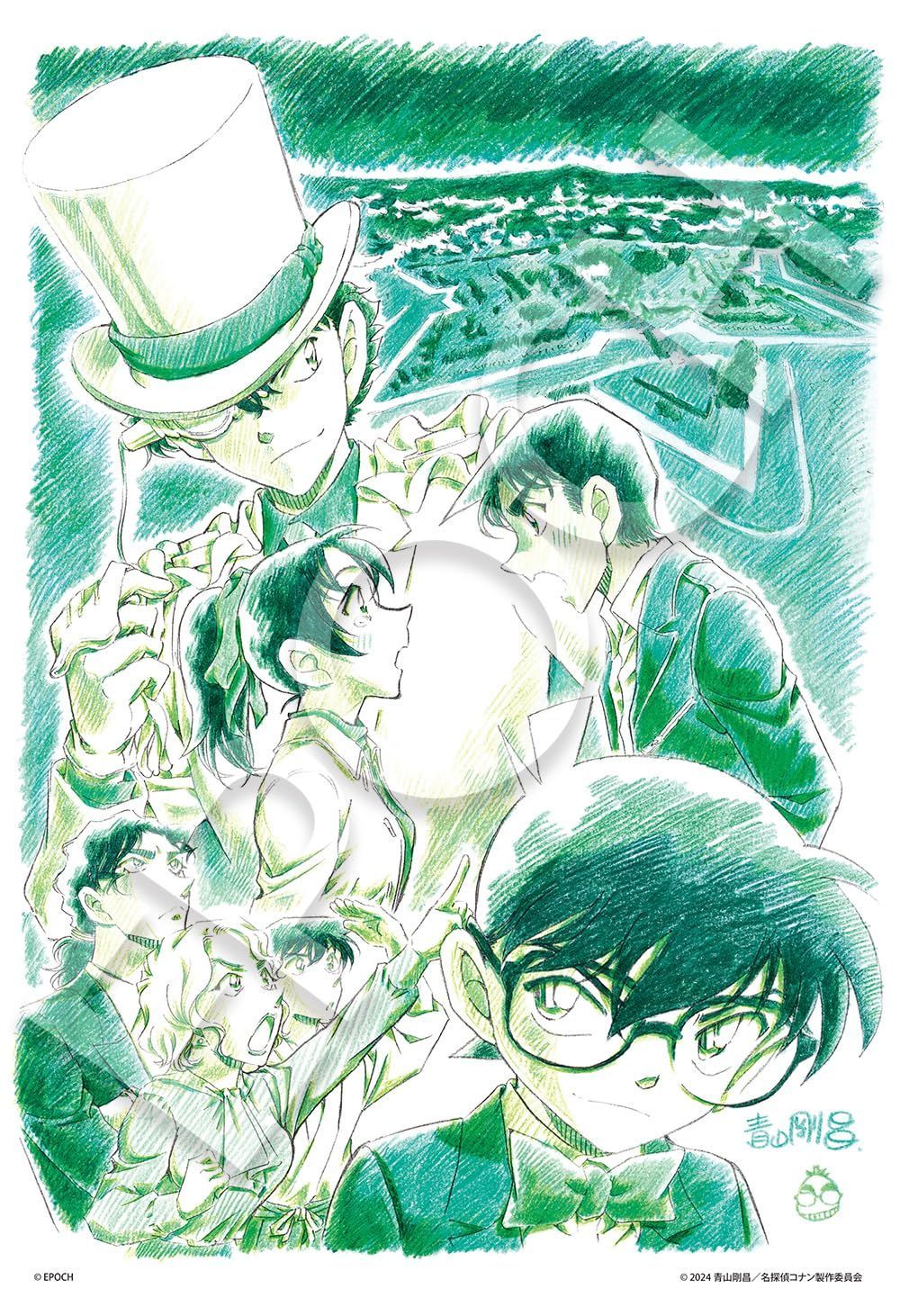 100万ドルの五稜星（みちしるべ） -劇場版青山先生直筆原画ポスターVer