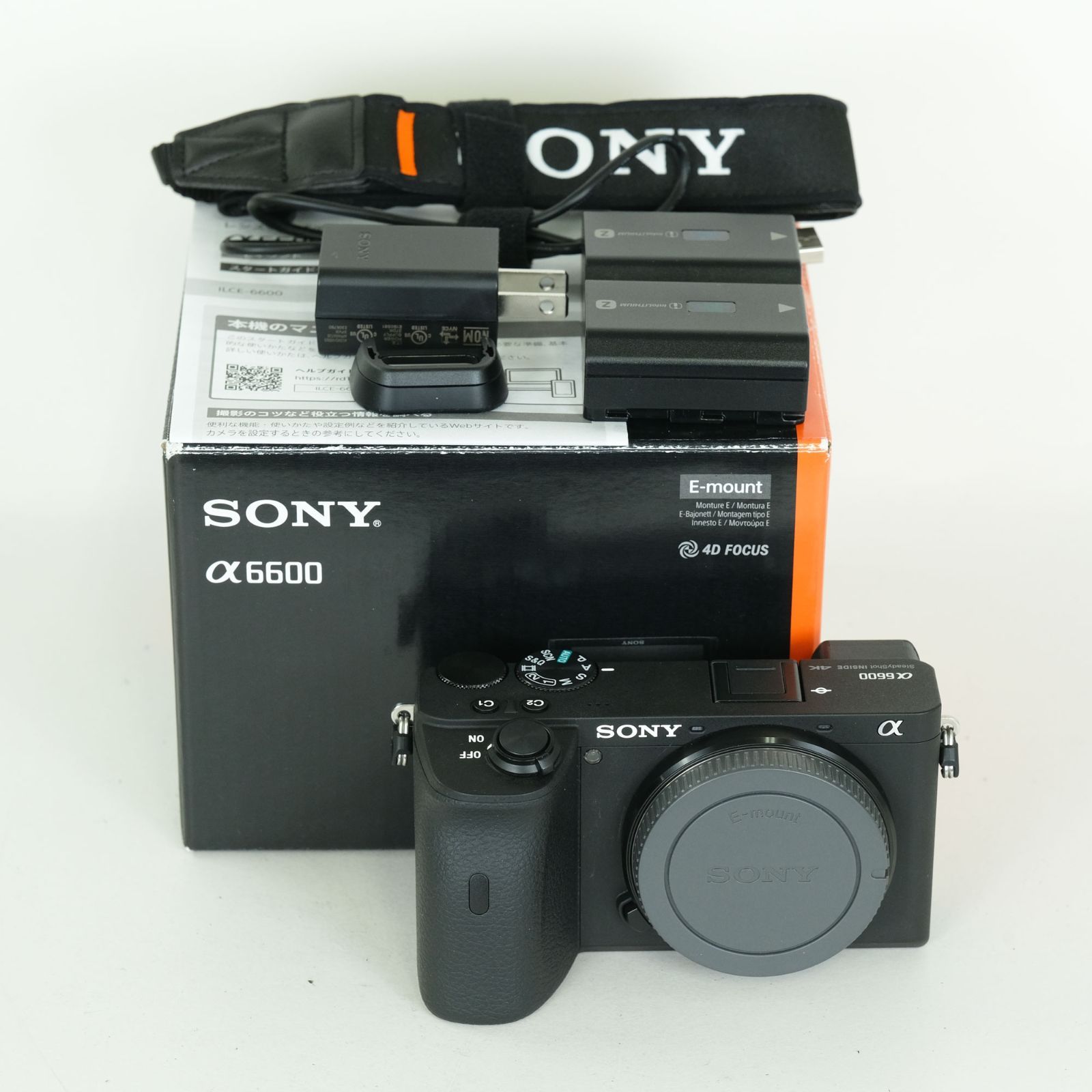 美品 | シャッター数782回｜バッテリー2個付] SONY α6600（ILCE-6600