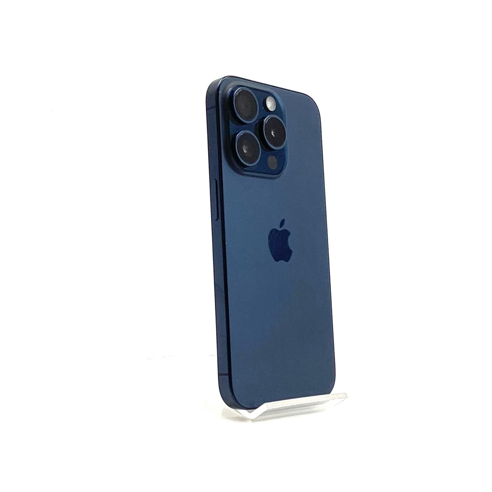 iPhone 15 Pro 128GB ブルーチタニウム Softbank 動作確認済 87%【全額