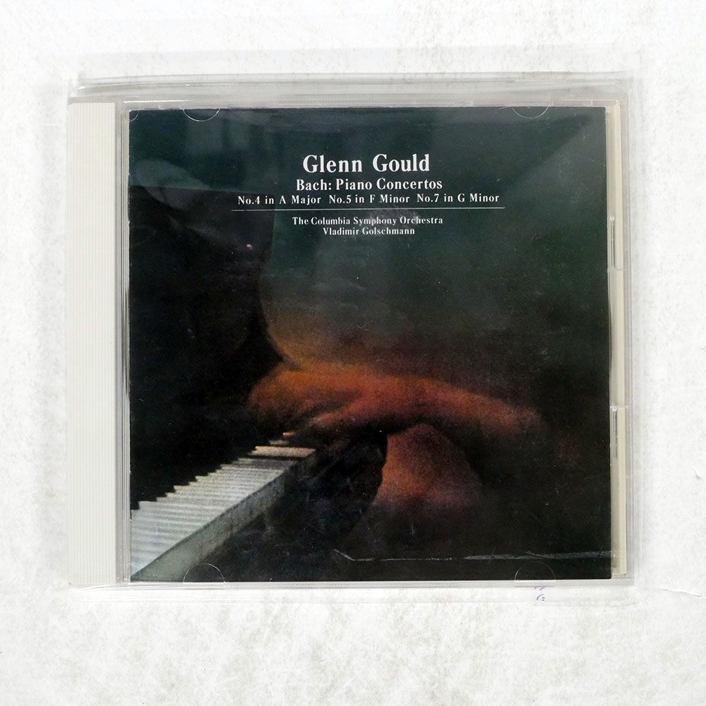国内盤 グレングールド/J.S.バッハピアノ協奏曲第45&7番/CBS/SONY