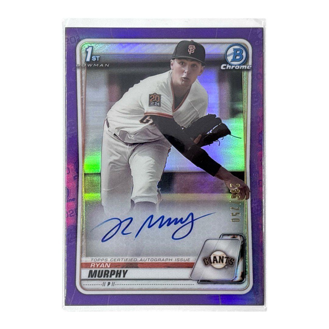 TOPPS MLBカード BOWMAN CHROME 1ST RYAN MURPHY SAN FRANCISCO GIANTS