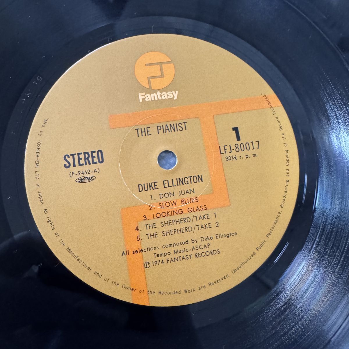 帯付/Duke Ellington – The Pianist/LF J-80017【レコード/record/LP