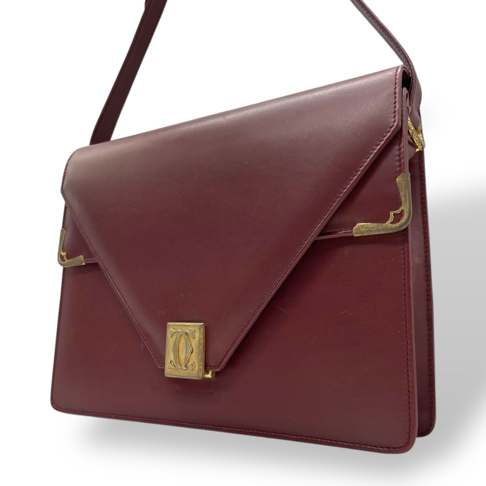 Cartier カルティエ Must de Cartier マストライン レザー ショルダー