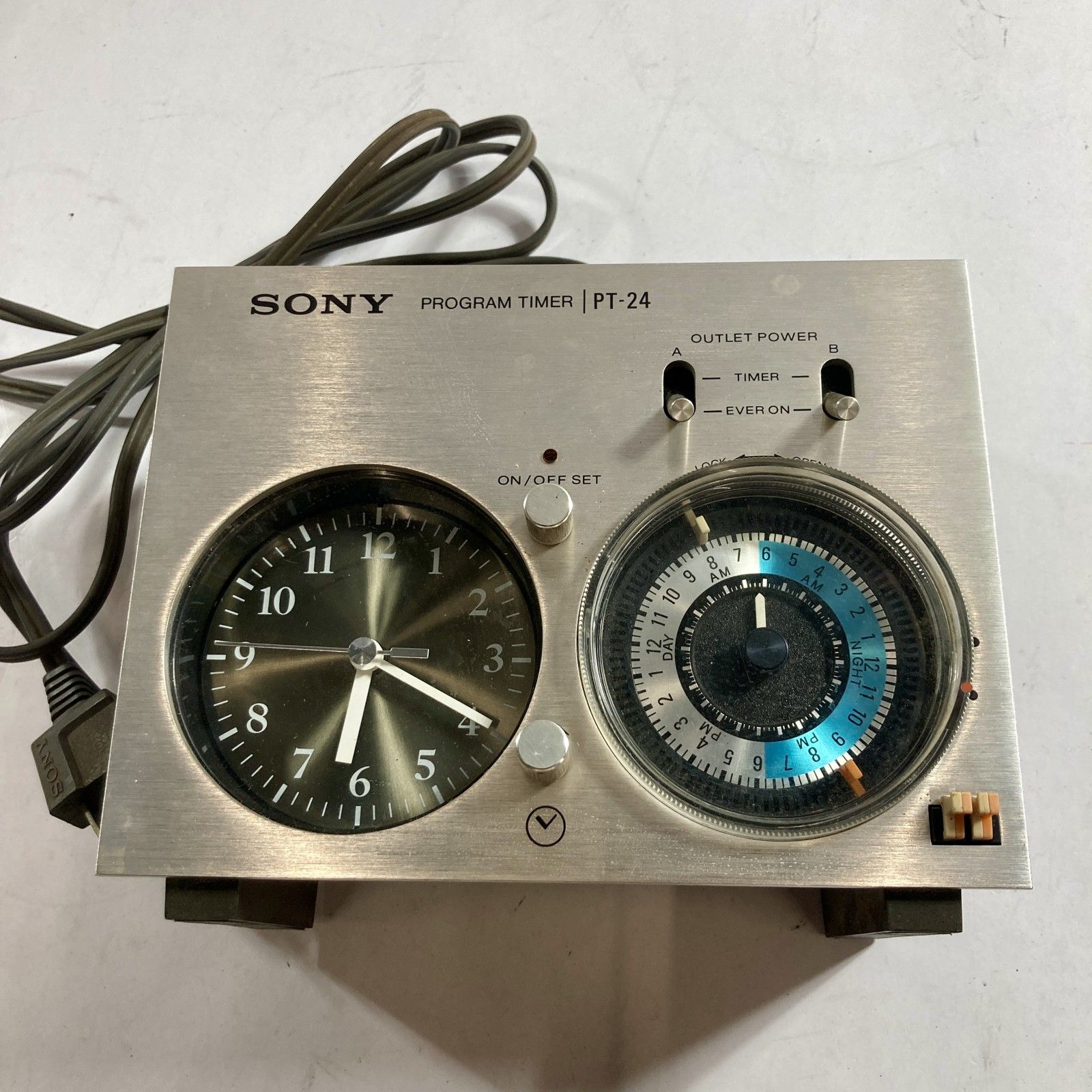 ☆ SONY ソニー PROGRAM TIMER プログラムタイマー PT-24 昭和レトロ
