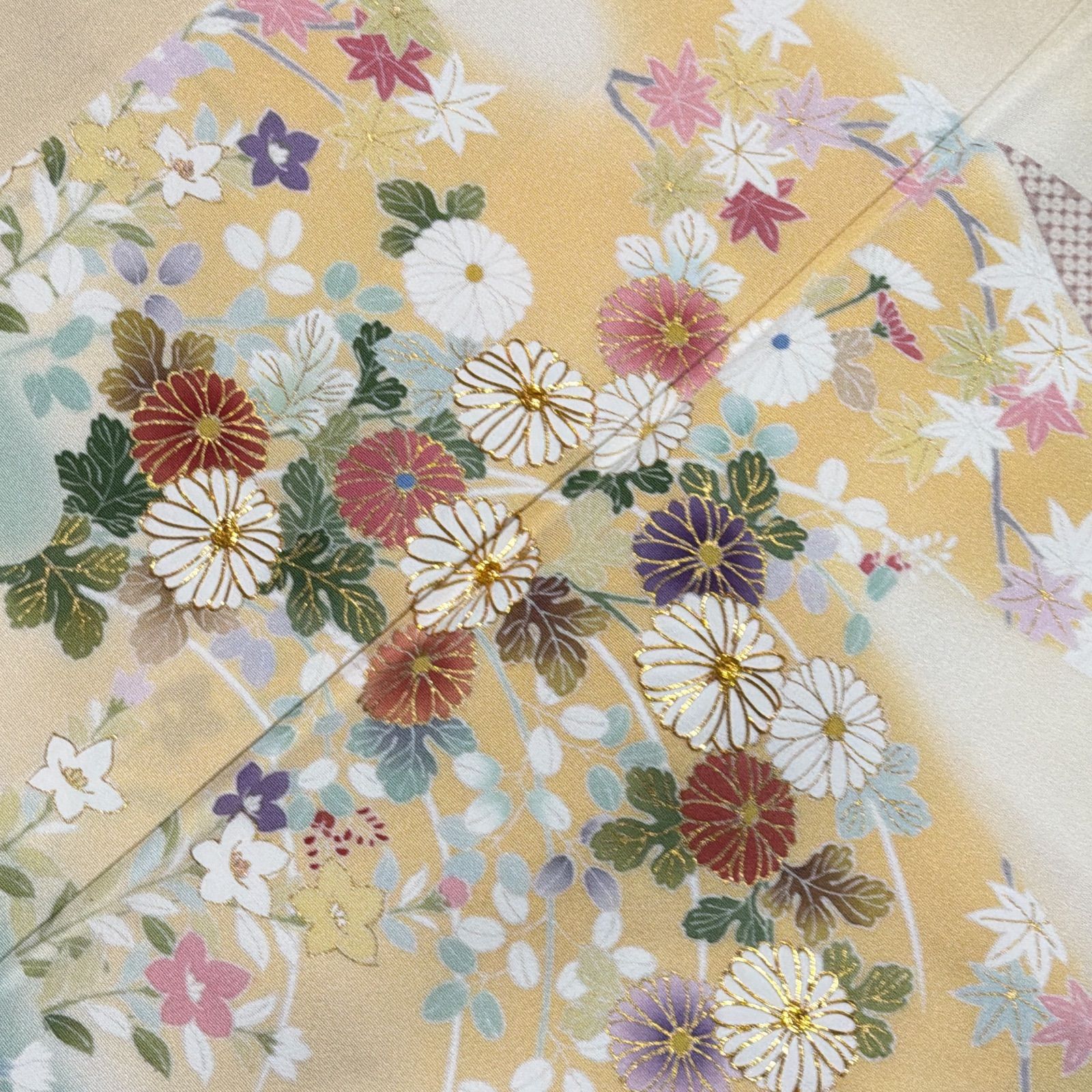 訪問着 正絹 セット 金駒刺繍 - メルカリ