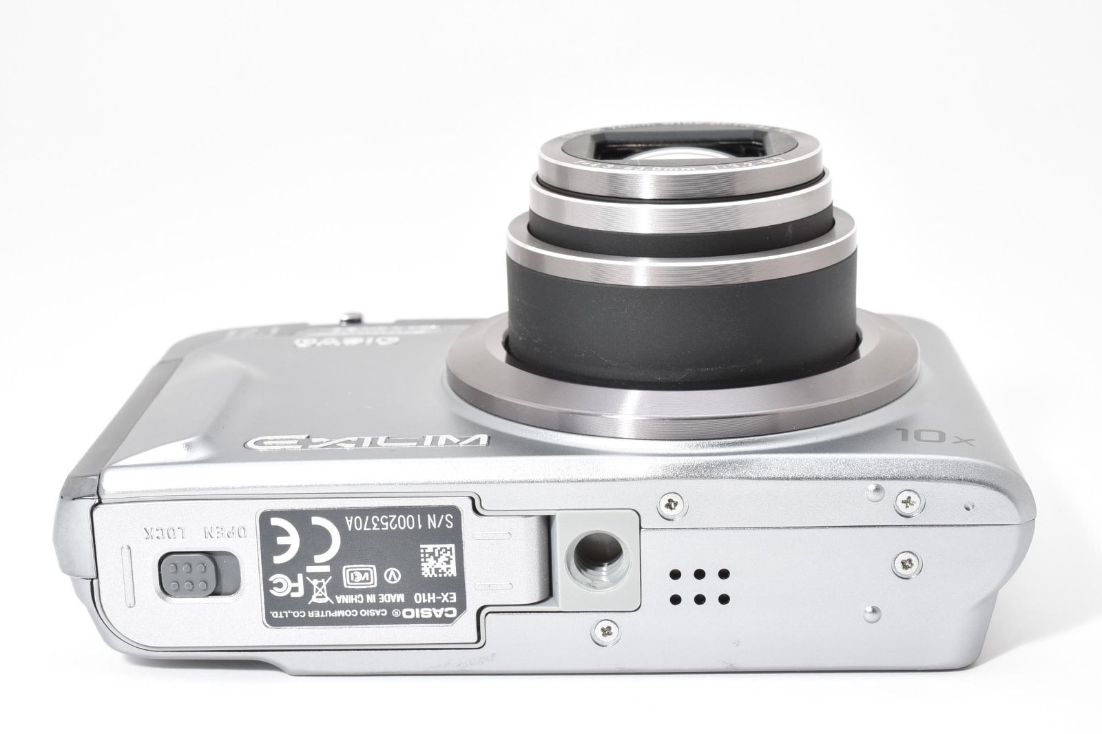 美品・完動品】CASIO EXILIM EX-H10 シルバー 電池持ち1000枚撮影 広角