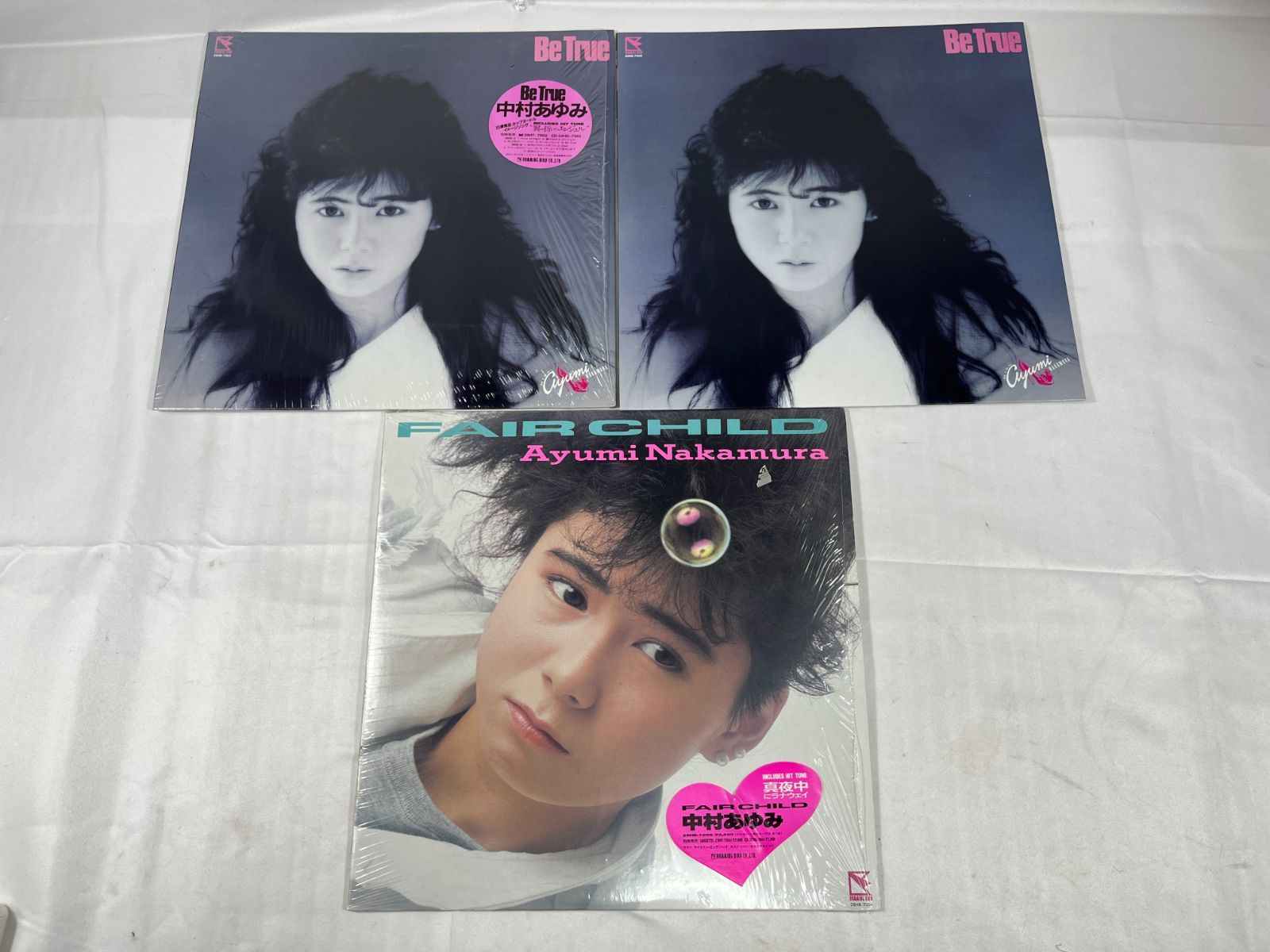 HUMMING BIRD 中村あゆみ LP盤 3点セット Be True 28HB-7002 FAIR