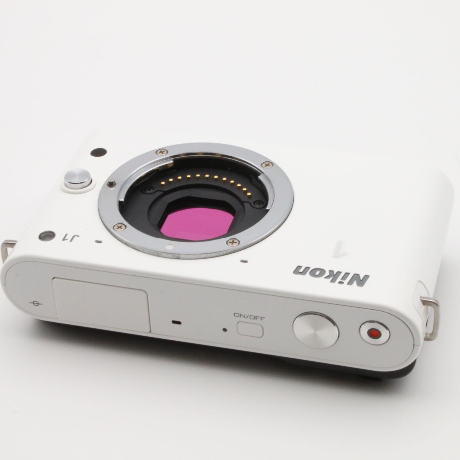 極上品】 Nikon 1 J1 ダブルズームキット ホワイト 10-30mm + 30-110mm