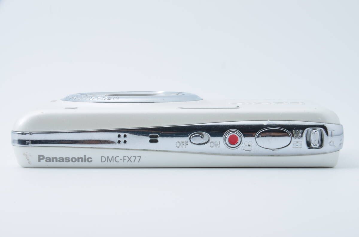 ☆動作品☆ パナソニック PANASONIC DMC-FX77 ホワイト コンパクト