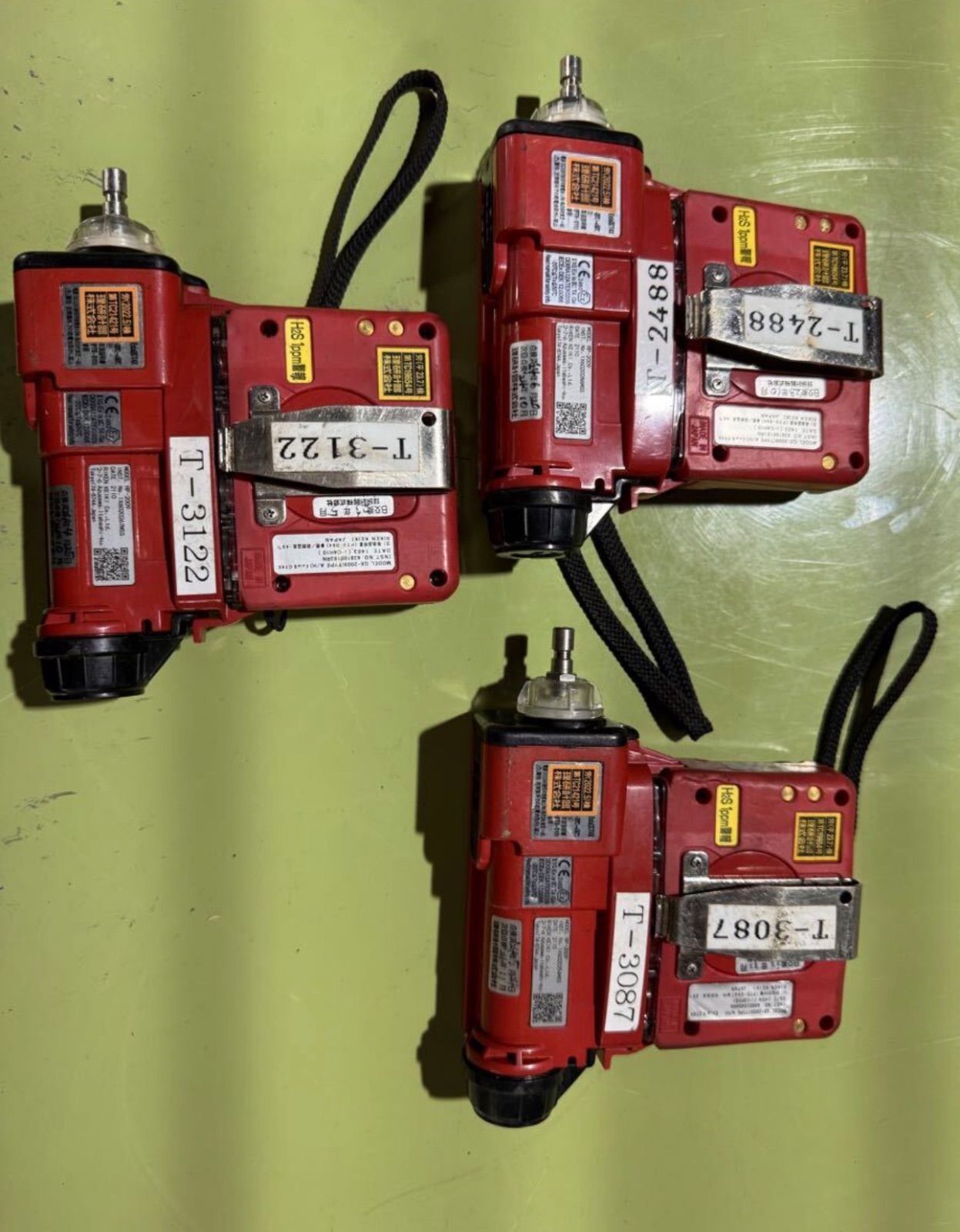 中古品 理研計器 ポケッタブル マルチガスモニター GX-2009 + ガス吸引