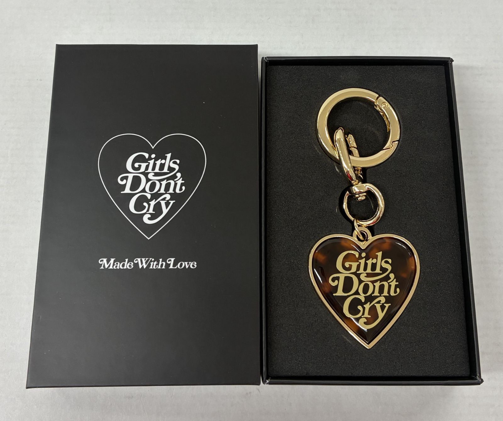 未使用 Verdy Girls Don't Cry ハート型 キー リング ホルダー アクセ