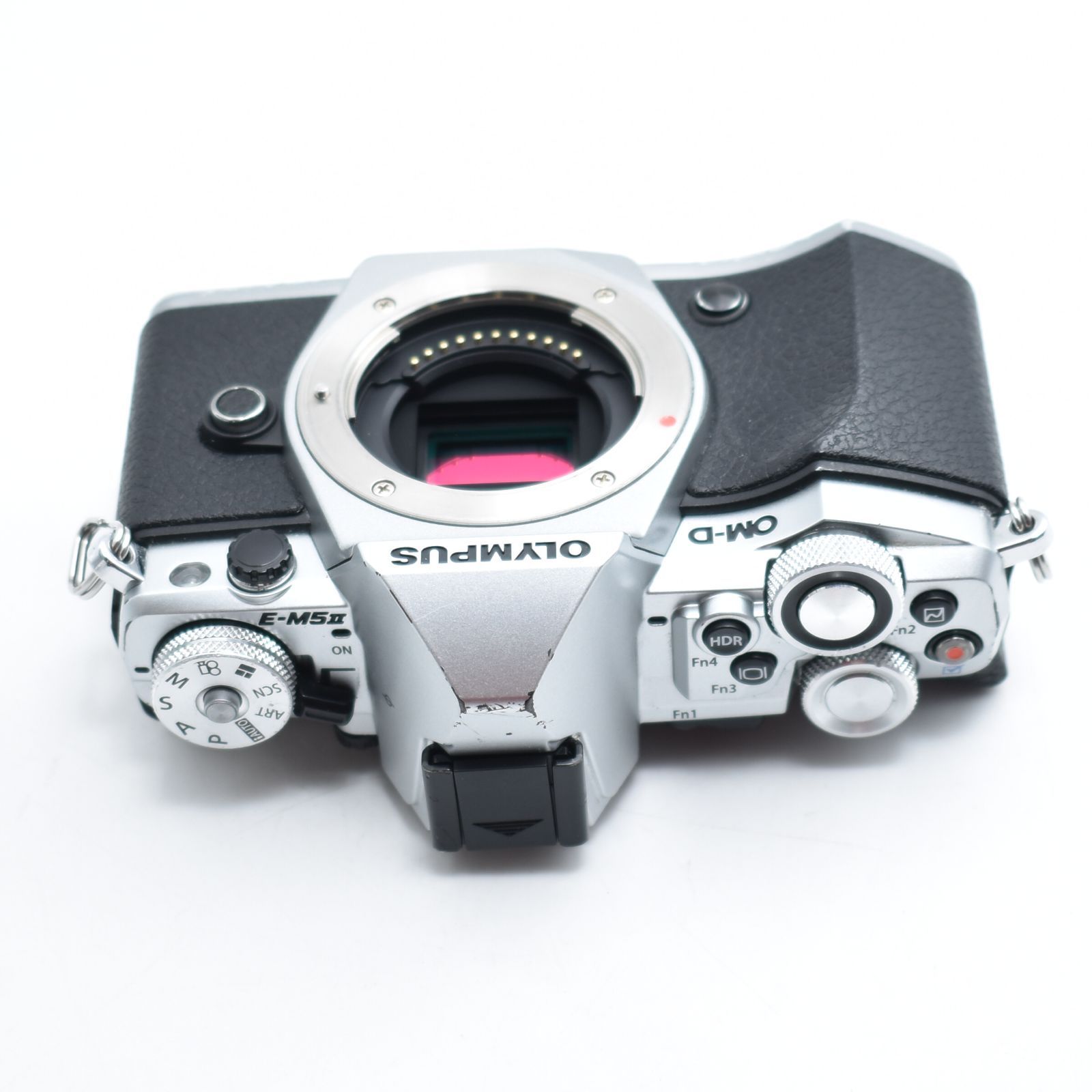 B#11403 OLYMPUS ミラーレス一眼 OM-D E-M5 MarkII ボディー シルバー