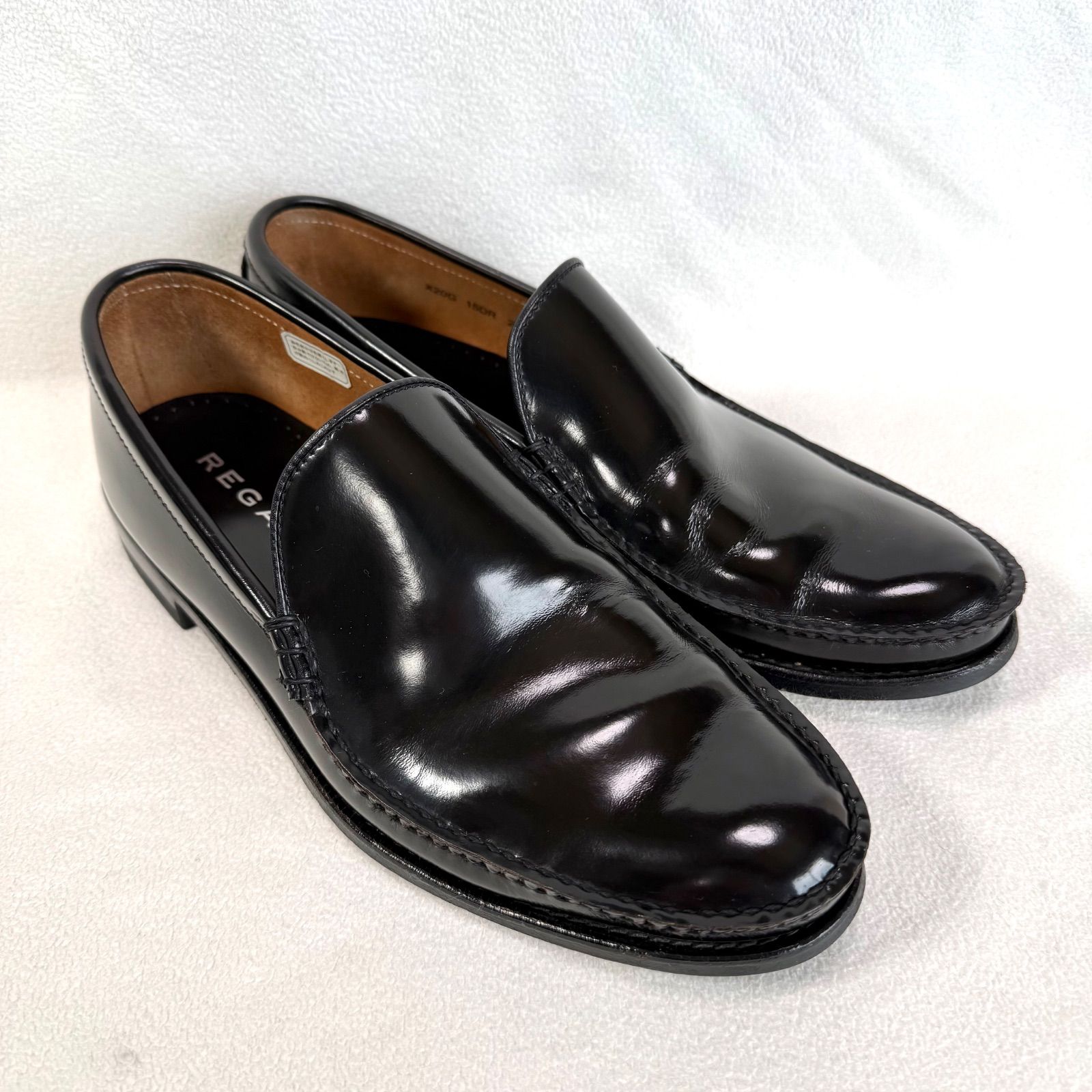 極美品・サイズ26.5✨リーガル 15DR コブラヴァンプ ガラスレザー