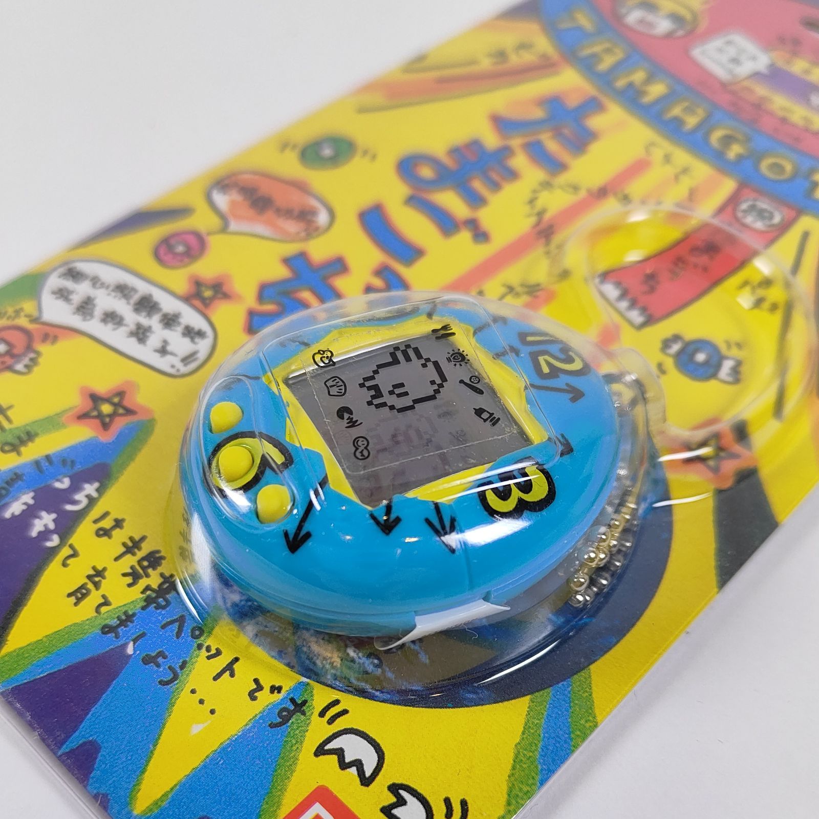 ☆【新品未開封】 バンダイ 初代 たまごっち 水色（時計柄）香港版