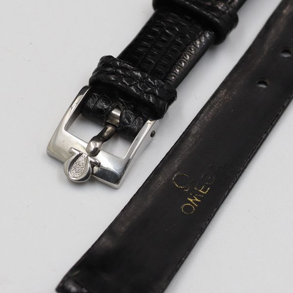 オメガ 純正ベルト レザーベルト ブラックカラー 13mm用 レディース