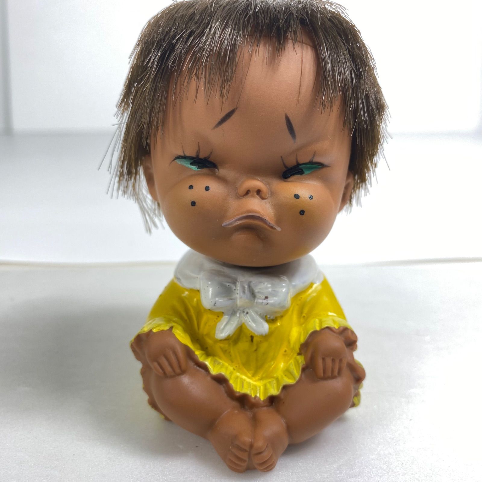 昭和レトロ ソフビ人形 ベビー 赤ちゃん フィギュア 3体セット 三つ子