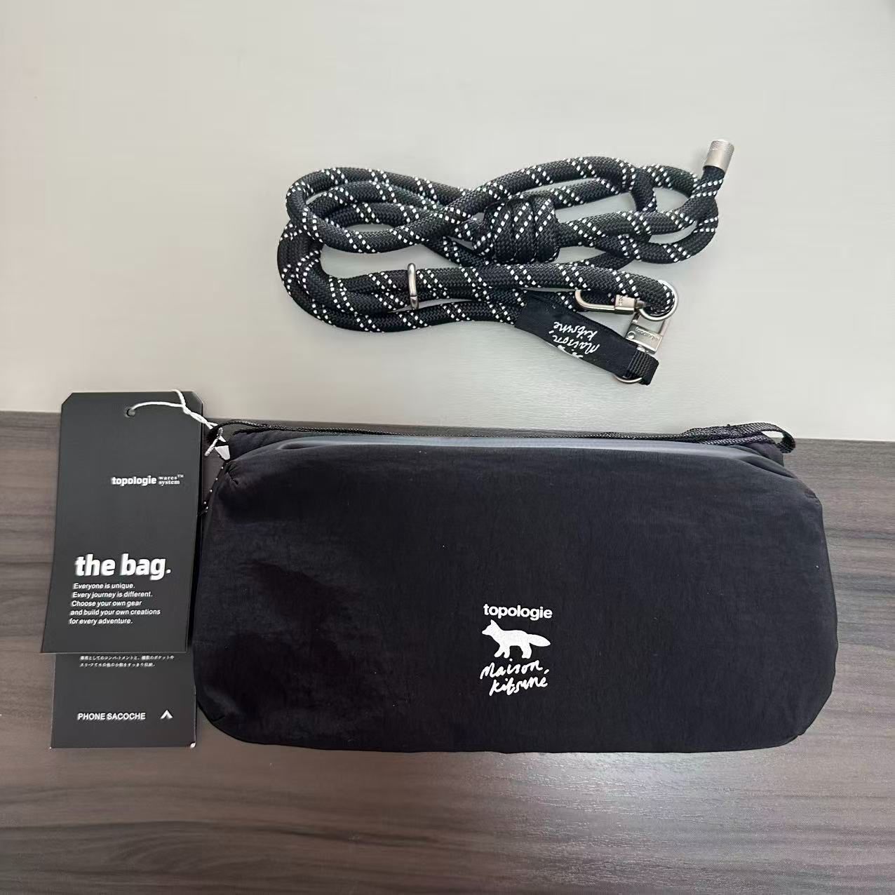 メゾンキツネ×トポロジー ボトルバッグ ストラップ セット - メルカリ