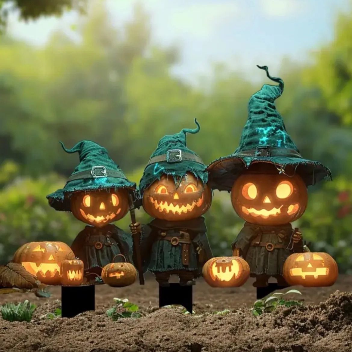 ガーデニング ハロウィン ハロウィングッズ かぼちゃ ガーデンピック