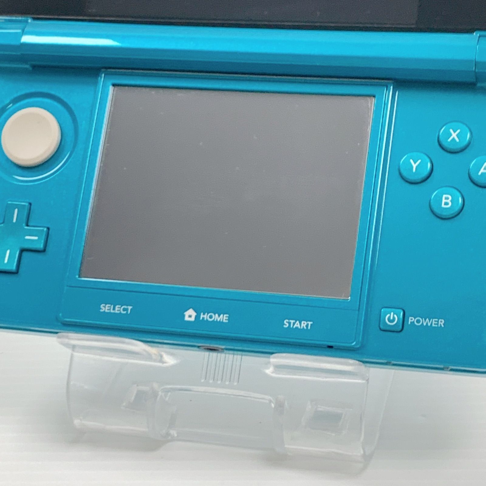極美品 ニンテンドー 3DS アクアブルー 遊べるセット 新品バッテリー付