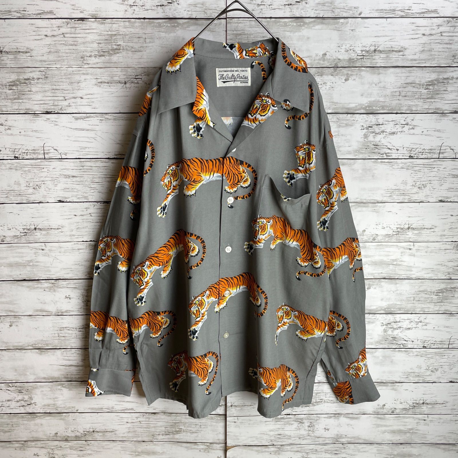 02242【美品】ワコマリア / WACKO MARIA ☆虎/タイガー ティムリーハイ