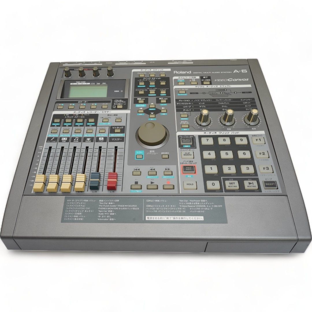 動作美品】 Roland ローランド A-6 VIDEO Canvas 動画編集機 DJ機器