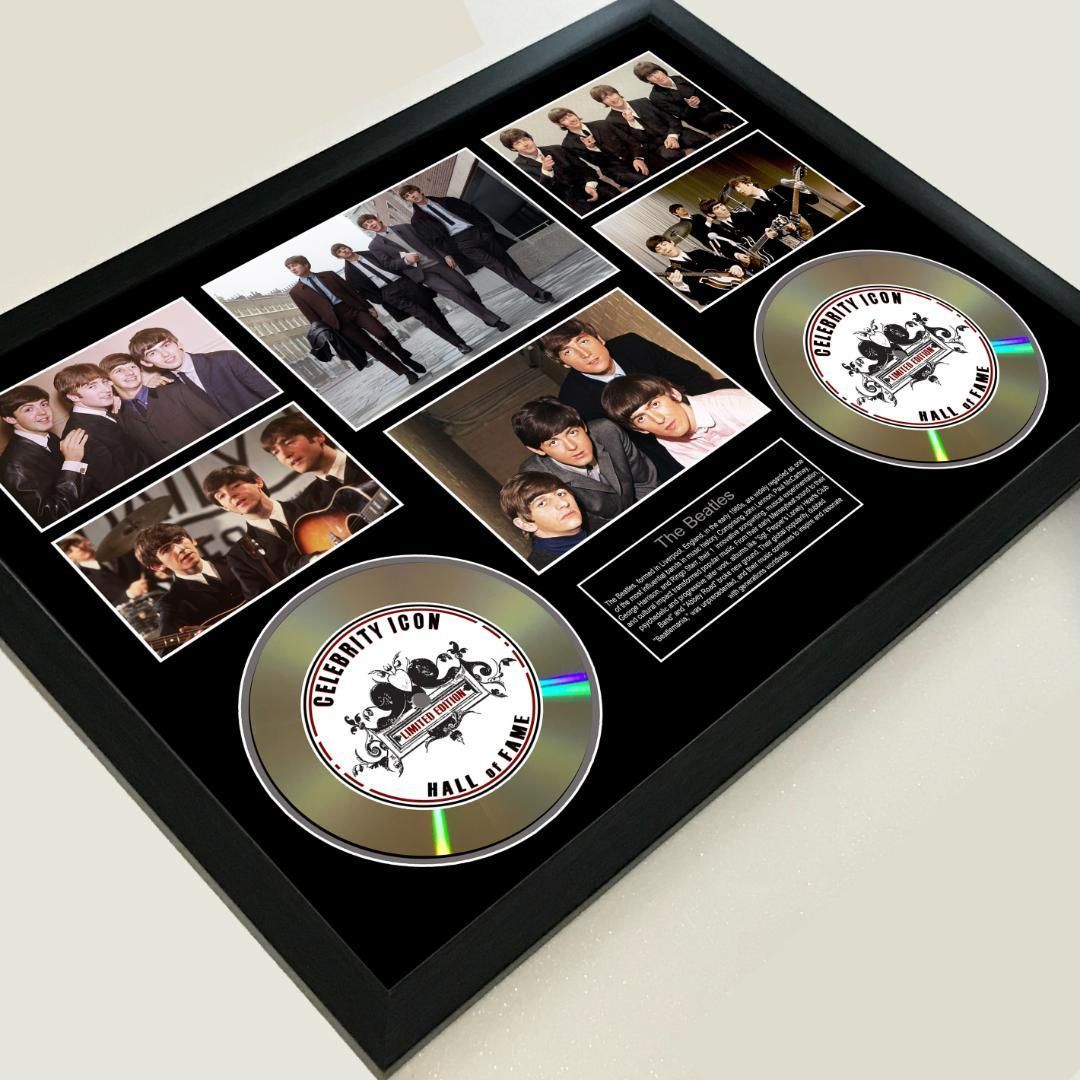 ビートルズ 】セレブリティー アイコンフレーム ロック 証明書付 -1