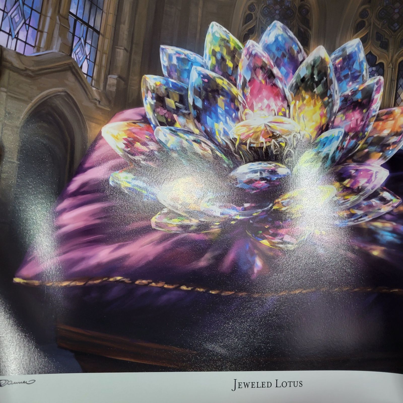 宝石の睡蓮 Jeweled Lotus日本語 エッチングフォイル テクスチャーFOIL