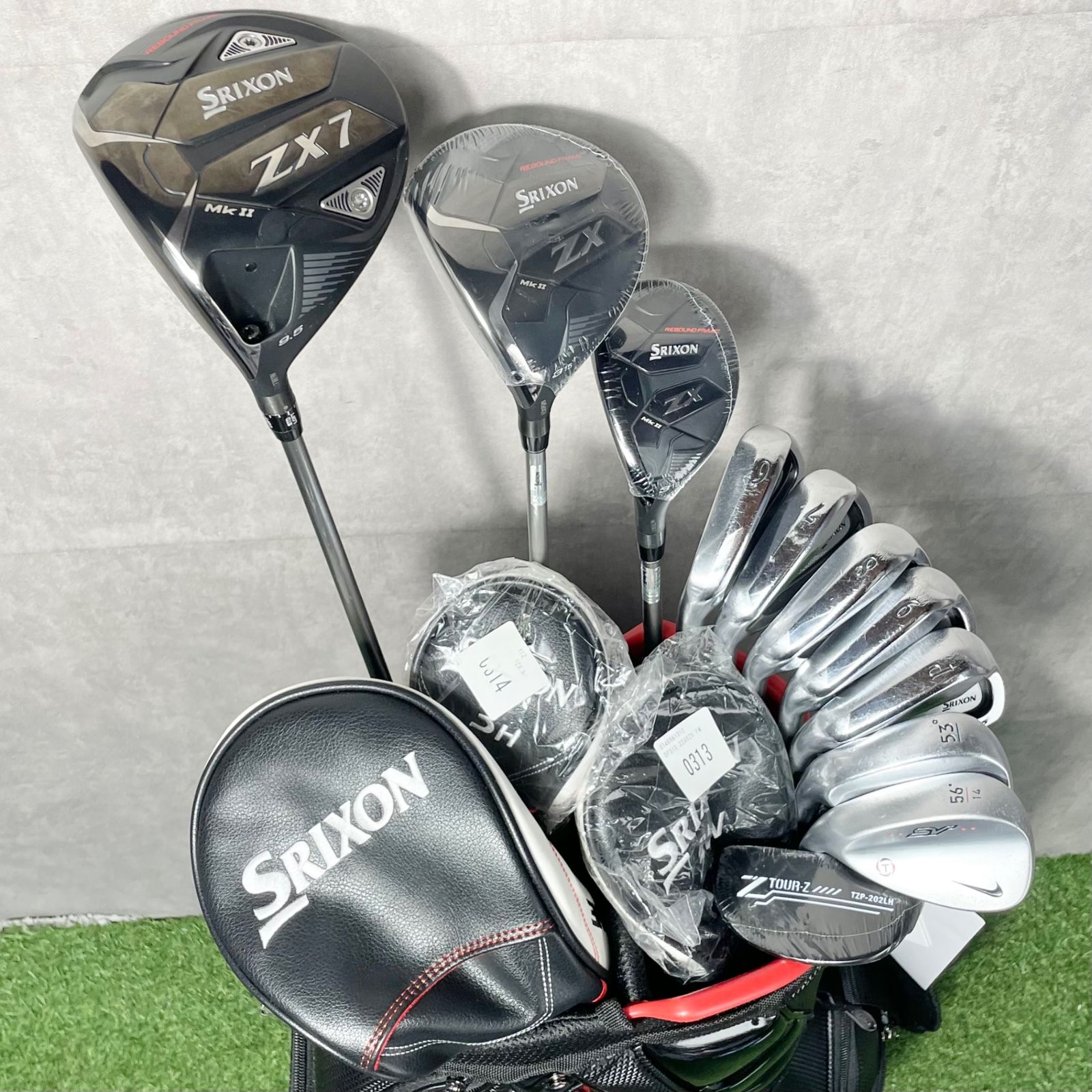 貴重レフティ！バッグ新品！3W3U新品！】SRIXON ZX7 MKⅡZ585 ゴルフ