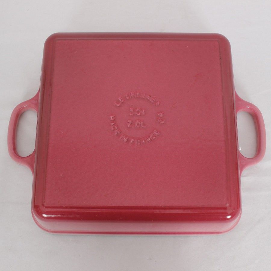 ル・クルーゼ シグニチャー ココット スクエア 24cm ベリー 21174-24